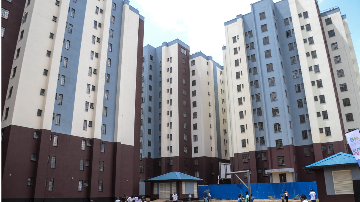 Affordable housing apartment blocks in Kenya